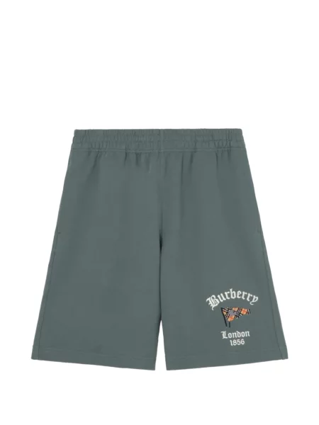 Pantaloni scurți Burberry în carouri albastru
