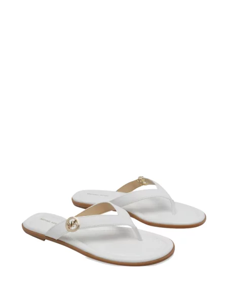 Sandale Michael Michael Kors cu autograf alb