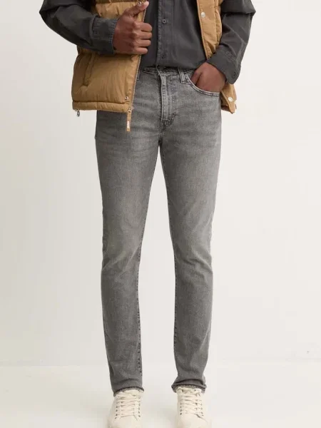 Levi's slim fit džíny SLIM TAPER šedé