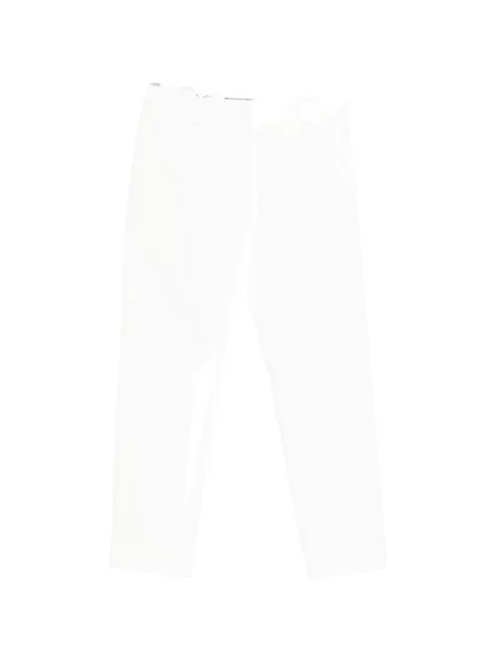 Pantaloni de țigară Weekend Max Mara alb