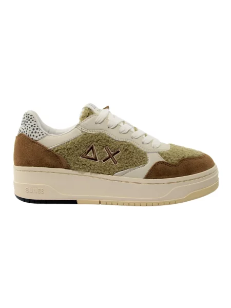 Sneakersy Sun68 beżowe