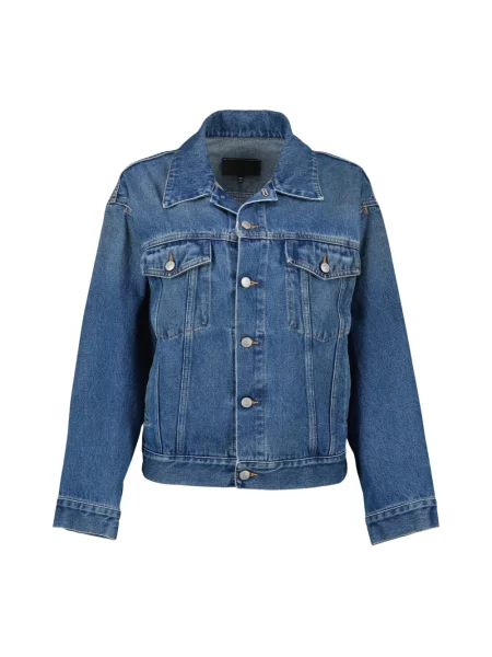 Kurtka jeansowa Mm6 Maison Margiela niebieska