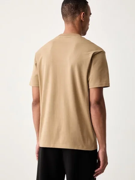 HUGO T-shirt Dalile beżowa