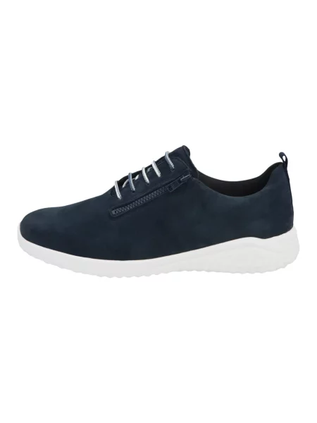 Sneakersy Solidus skórzane niebieskie