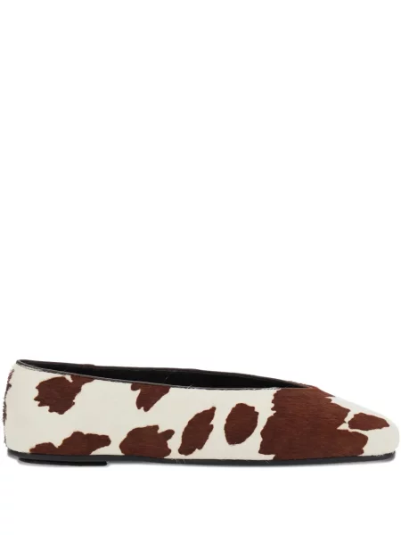 Балеринки Jeffrey Campbell с принт бяло