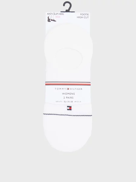 Носки Tommy Hilfiger в полоску белые