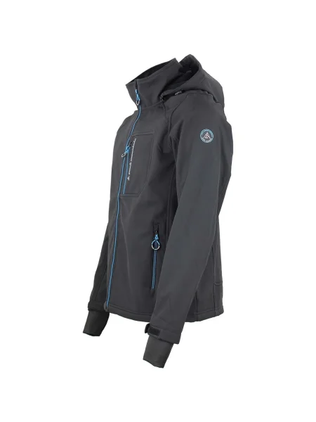 Geacă Peak Mountain softshell negru