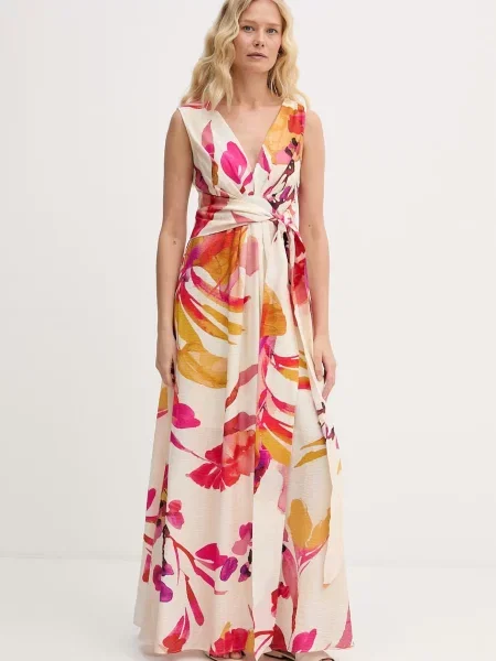 Lola Casademunt sukienka letnia z beżowa