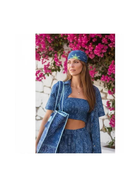 Top Isla Bonita By Sigris plava