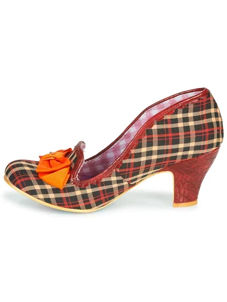 Pantofi Irregular Choice bordo