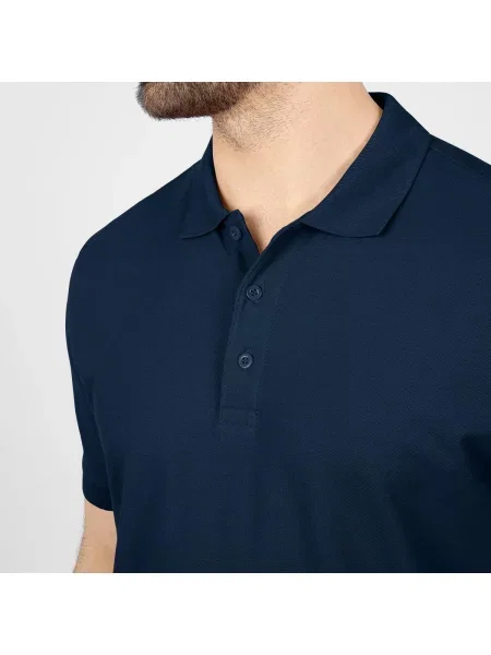 Polo Jako Organic niebieska
