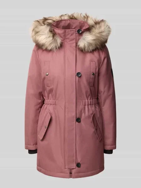 Parka kroju shaped fit z naszywką z logo model ‘IRIS’ Only
