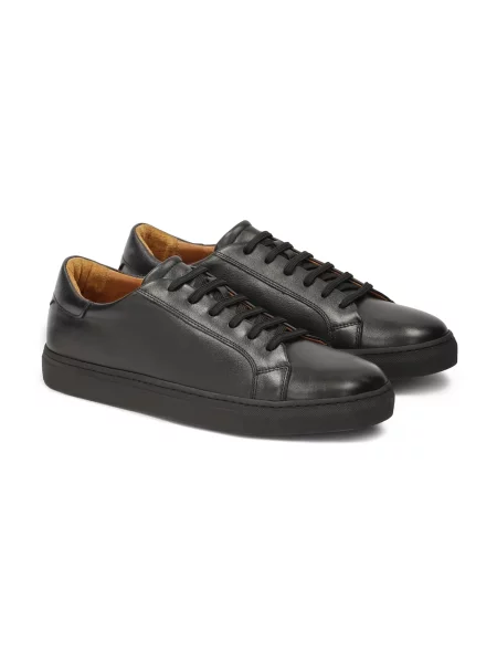 Sneakersy Kazar skórzane czarne
