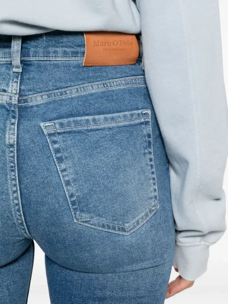 Blugi skinny Marc O'polo zdrențuiți skinny fit albastru