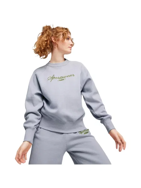 Bluza Puma Classics Relaxed Crew szara