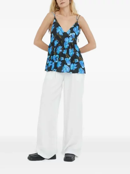 Bluză Lovechild cu model floral cu imagine negru