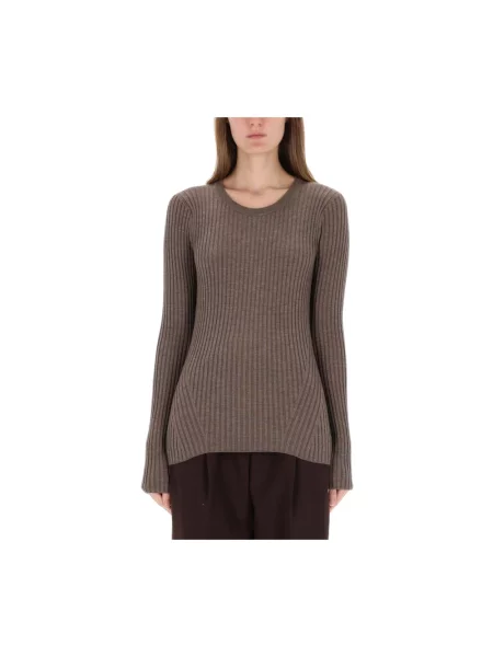 Sweter Helmut Lang brązowy