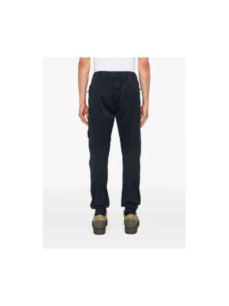 Spodnie cargo Stone Island z kamieniami niebieskie