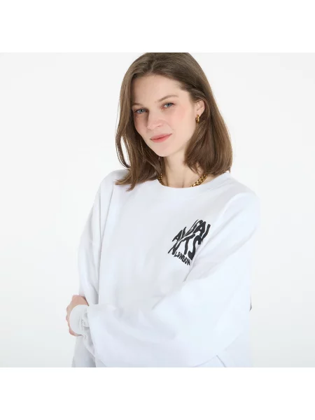 Φούτερ AllSaints Orlando Lila Sweat Ashen White S λευκό
