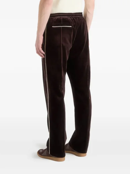 Pantaloni Manière De Voir din velur alergare maro