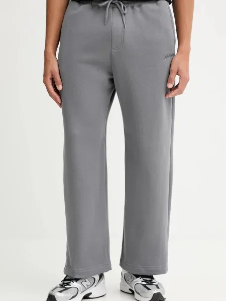 Donji dio trenirke Hollister Co. s aplikacijom siva