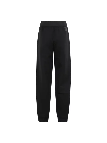 Joggery Emporio Armani z elastyczną talią czarne