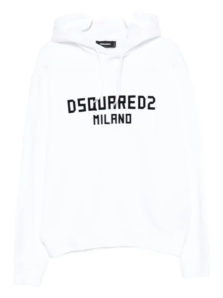 Hanorac cu glugă Dsquared2 alb