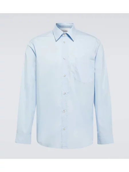 Риза Nanushka кепър синьо