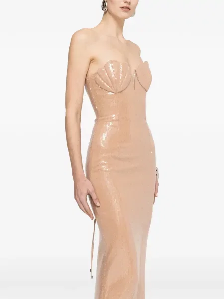 Sukienka maxi Nissa z cekinami