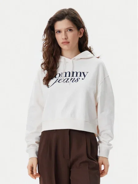 Tommy Jeans Bluză Script bej