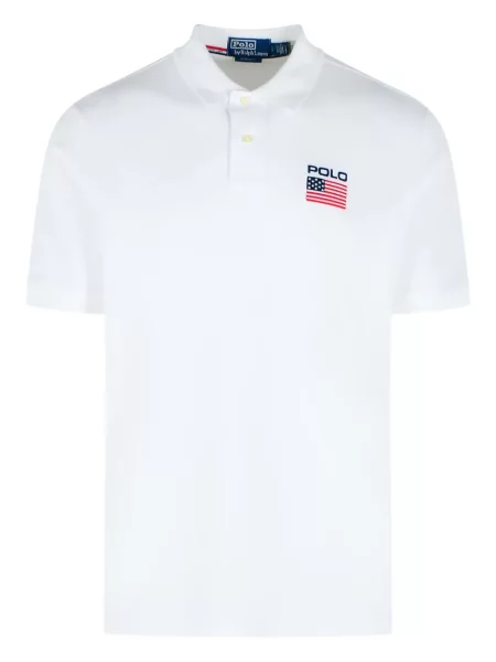 Polo Polo Ralph Lauren cu broderie negru