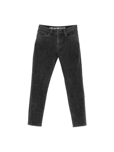 Jeansy Emporio Armani szare