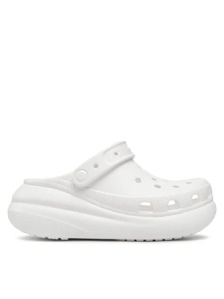Papuci Crocs alb