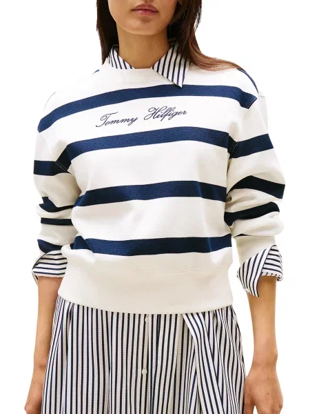 Pulover Tommy Hilfiger modra