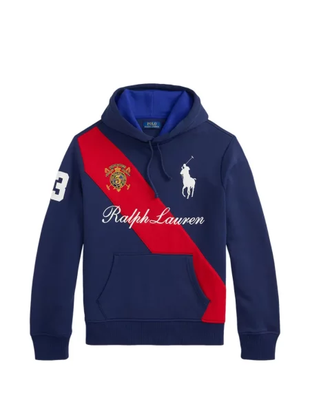 Polo majica Polo Ralph Lauren s vezom keper karirana plava