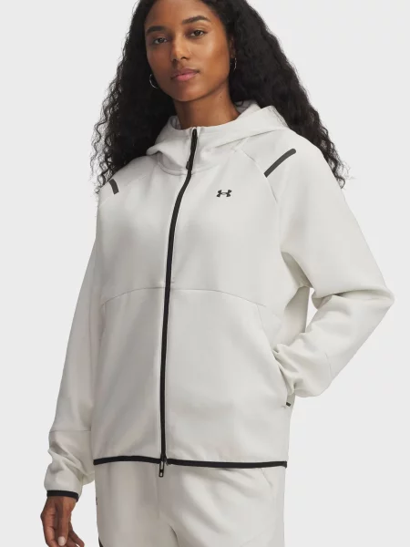 Флісова спортивна кофта Under Armour біла