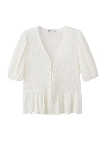 MANGO Bluza BENITI off-bela bela