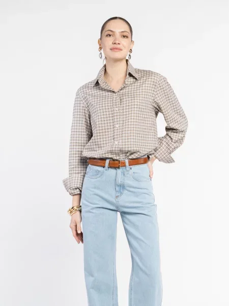 Сорочка повсякденна Arber бежевий