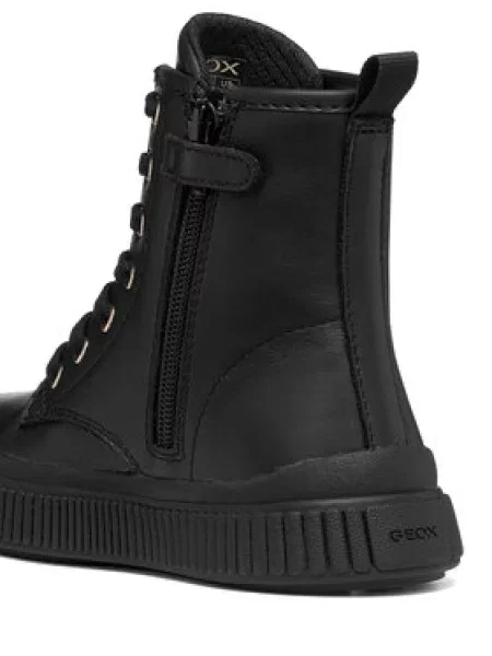 Geox Bakancs J Laquinny Girl M fekete