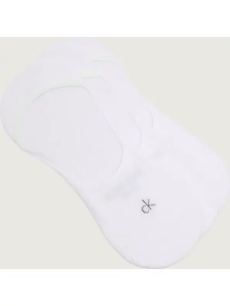 Calvin Klein Șosete/tălpici 3 pack alb