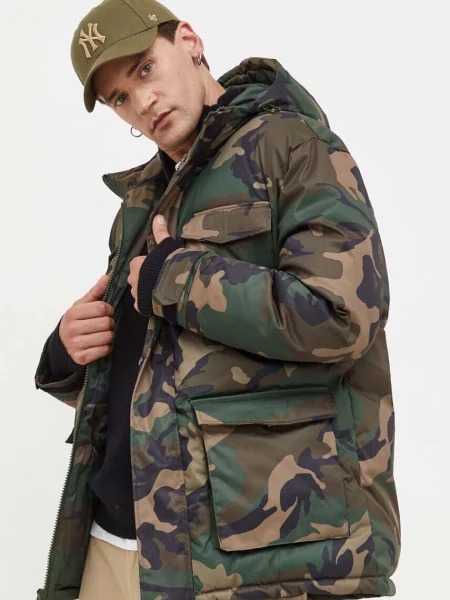 Parka Guess Originals zielona