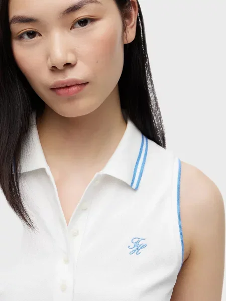 Поло Tommy Hilfiger біле