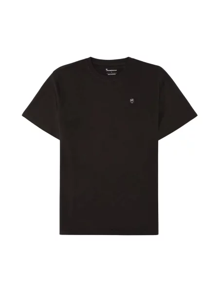 KnowledgeCotton Apparel Tricou ALDER închis maro