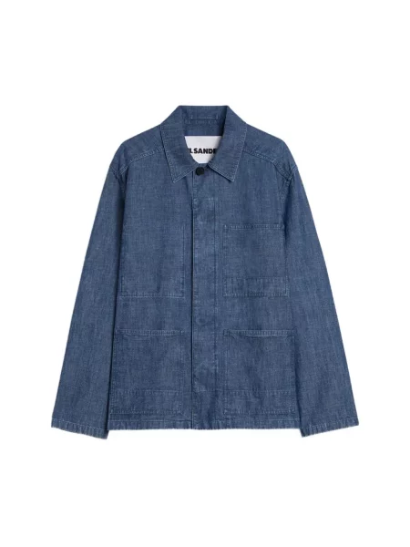 Kurtka koszulowa Jil Sander niebieska