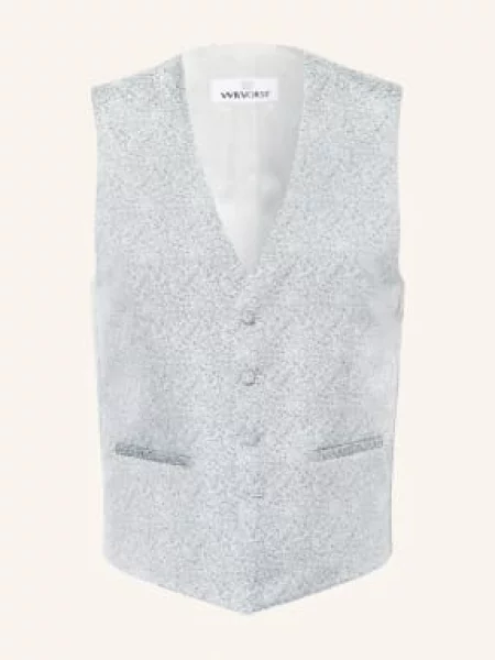Wilvorst Vesta Extra Slim Fit grün gemustert
