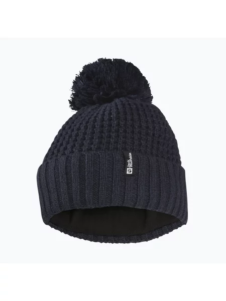 Căciulă de iarnă pentru femei Jack Wolfskin Medley Knit Beanie dark navy albastru închis