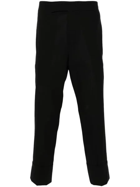 Spodnie Sapio o krotszym kroju czarne