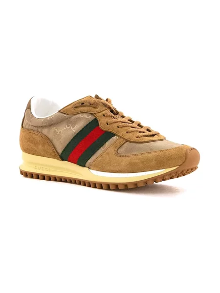 Sneakersy Gucci brązowe