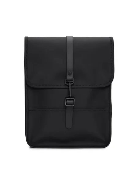 Раница Rains Backpacks голям с изчистен дизайн черно