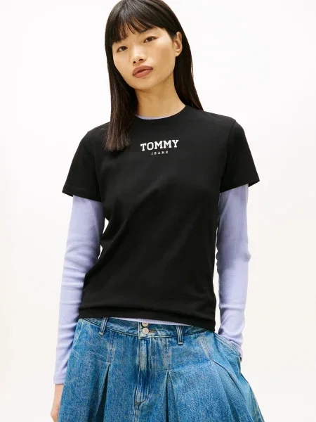 Tommy Jeans tričko čierna